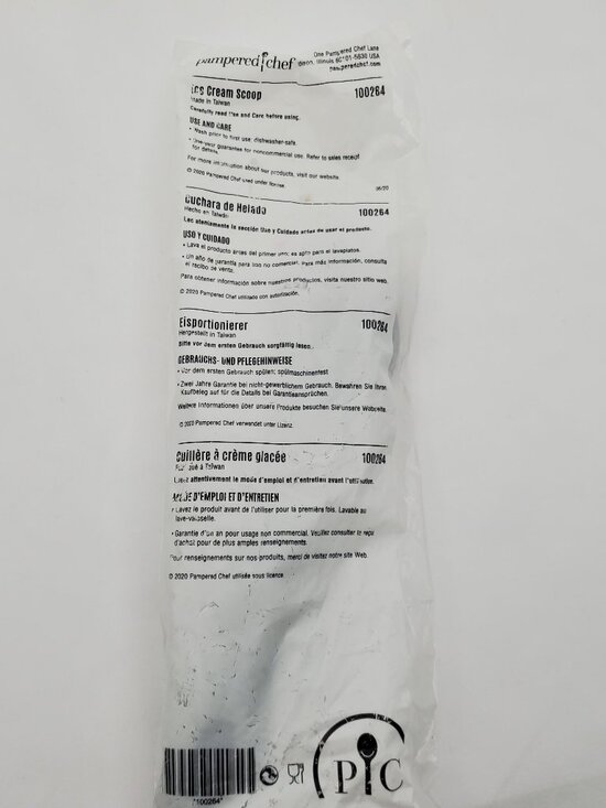 Pampered Chef Deluxe Ice Cream Scoop - Sealed, New in Bag (NIB) - Picture 3 of 3